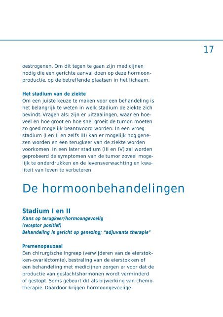 Borstkanker & Hormoontherapie - Chirurg en operatie