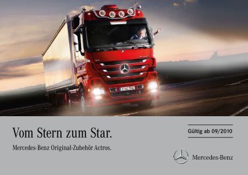 Broschüre Actros Zubehör - Mercedes-Benz Deutschland