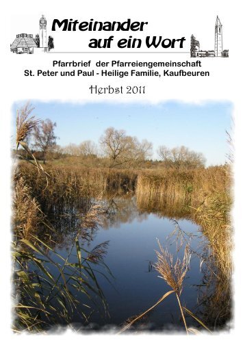 2011 Pfarrbrief Pfingsten.pub - Pfarreiengemeinschaft St. Peter und ...