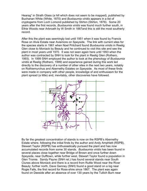 Buxbaumia viridis leaflet - Plantlife