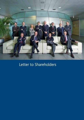 Letter to Shareholders - Annual Report 2012 - Snam
