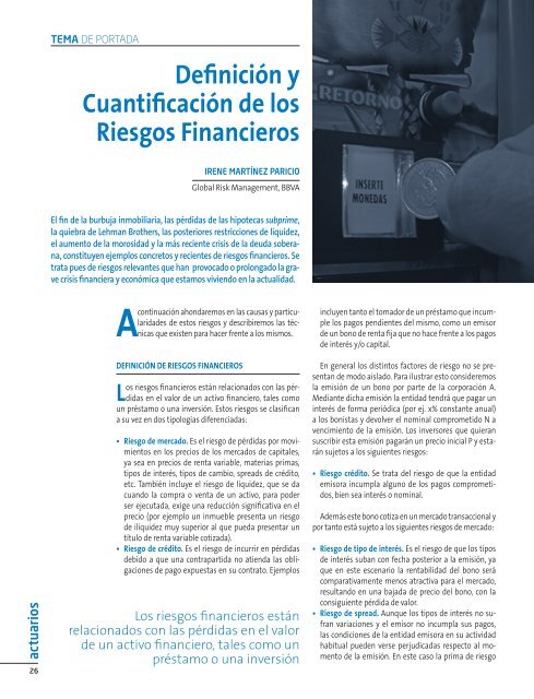 REVISTA COMPLETA (pdf) - Instituto de Actuarios EspaÃ±oles