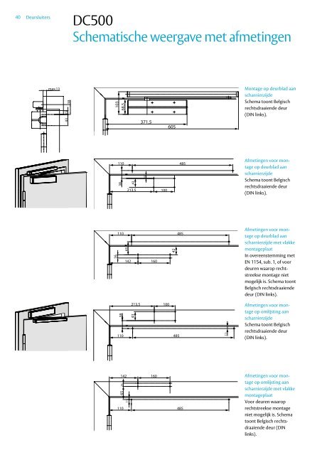 Deursluiters Technische catalogus - ASSA ABLOY