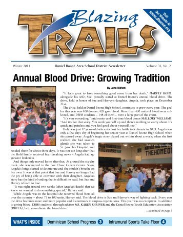 10-11 Winter Newsletter - Daniel Boone Area School District