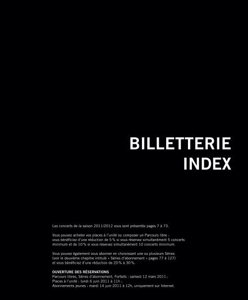 Information billetterie - Salle Pleyel