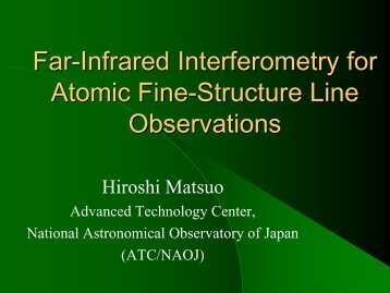 Far-Infrared Interferometry for Atomic Fine-Structure Line Observations