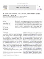 A Gaussian kernel-based fuzzy c-means algorithm with a spatial ...