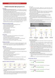 BIONOTE INFLUENZA A&B Ag Rapid Test Kit