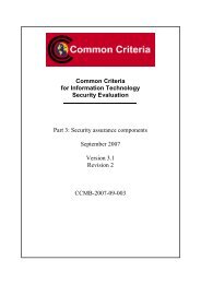 Part 3 - Common Criteria