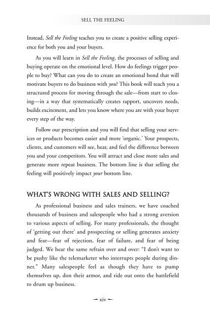 Download Sell the Feeling e-book - The Referral Code