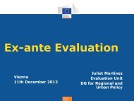 Ex ante evaluation - Interact