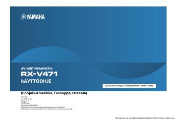 1 Paina OPTION. - Yamaha
