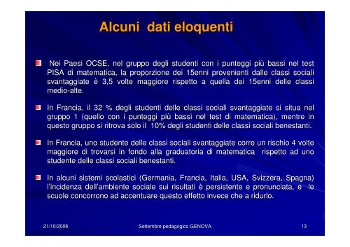 10 Tesi sull'equitÃ  scolastica - Norberto Bottani Website