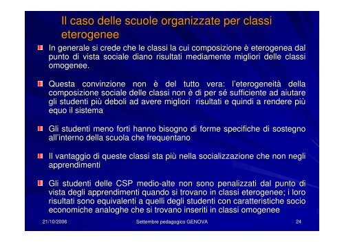 10 Tesi sull'equitÃ  scolastica - Norberto Bottani Website