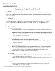 Guidelines for Ethidium Bromide Disposal - VA Pittsburgh ...