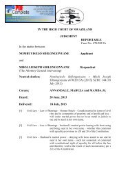 Nombuyiselo vs Mholi Joseph Sihlongonyane.pdf - SwaziLII