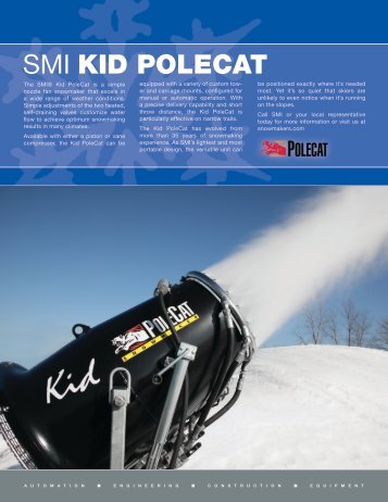 SMI KID POLECAT - Snow Machines, Inc.