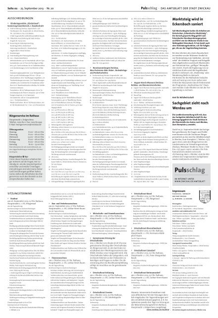 Amtsblatt Nr. 20 vom 25.09.2013 (*.pdf, 1800 KB) - Stadt Zwickau