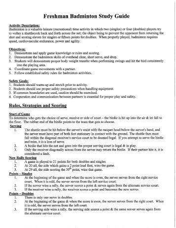 tennis and badminton study guide Badminton study guide pdf badminton study guide pdf badminton study guide pdf download direct download proper distance from net is 1 arm, 1 racket and 1 step. tennis and badminton study guide Badminton study guide pdf badminton study guide pdf badminton study guide pdf download direct download proper distance from net is 1 arm, 1 racket and 1 step.