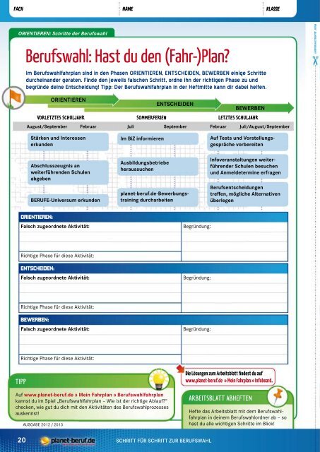 PDF blättern - Planet Beruf.de