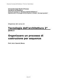 3 Dispensa 2006-2007 - Dipartimento di Tecnologie dell'Architettura ...