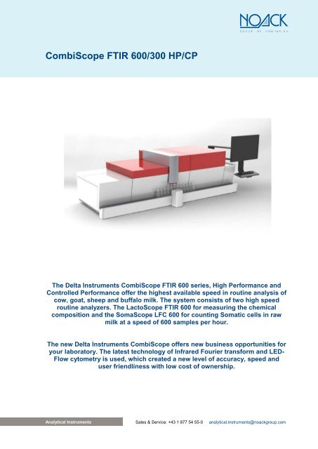 CombiScope FTIR 600/300 HP/CP Specification - NOACK