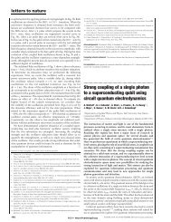 Strong coupling of a single photon to a ... - Institut für Physik