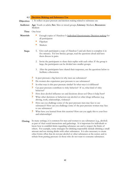 Group Education Manual - Peace Corps Wiki