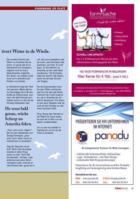 als PDF herunterladen - PINNWAND - Magazin