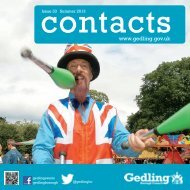 Contacts - Issue 33 - Gedling Borough Council