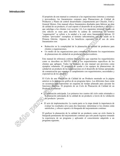 (apqp) y planes de control - Auto-consulting.org