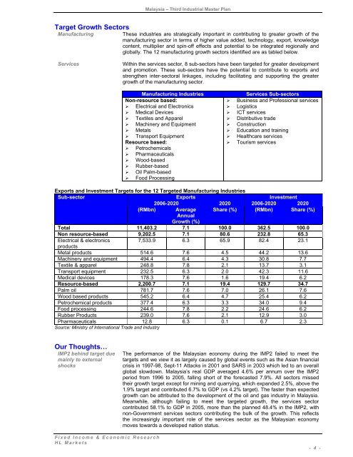 Industrial Master Plan 3 - malaysian society for engineering and ...