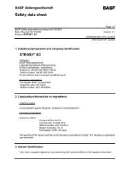 Safety data sheet - Middeldatabasen