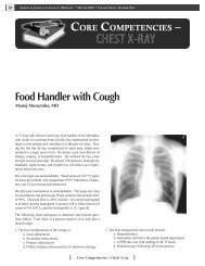 Core Competencies â Chest X-Ray