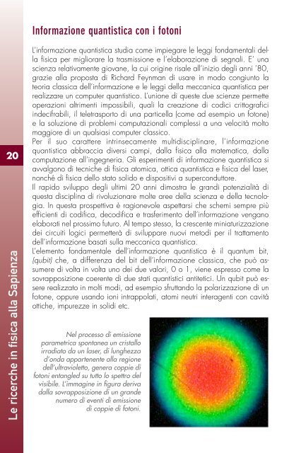 Fisica - Libretto per gli studenti 2012-2013 - Dip. Fisica - Sapienza
