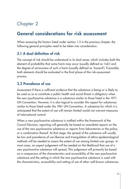 Risk assessment of new psychoactive substances - EMCDDA - Europa