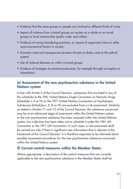 Risk assessment of new psychoactive substances - EMCDDA - Europa