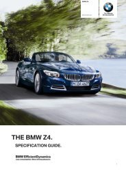 Specification guide (PDF) - BMW