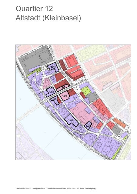 Basel Zone kanton basel-stadt / zonenplanrevision - Planungsamt - Basel-Stadt