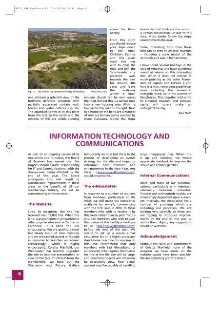 Newsletter Issue 22 - Association for Roman Archaeology