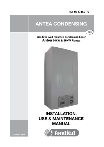 ANTEA CONDENSING - Portsdean Technical