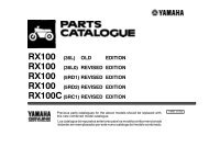 TW200 (2003) Parts Catalogue