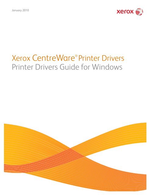 Xerox CentreWare Printer Drivers Guide for Windows - Version 1.02 ...