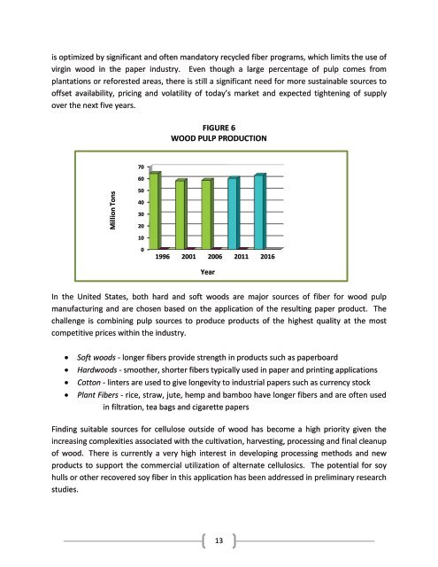 SOY CHEMICALS FOR PAPER PROCESSING - Soy New Uses