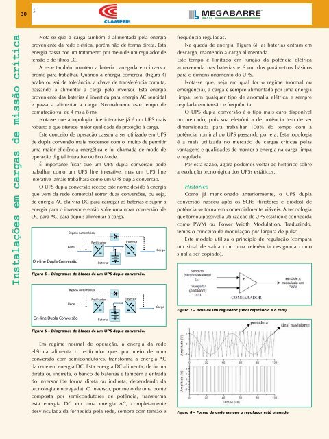 Capítulo VI UPS estático Parte 1 - Revista O Setor Elétrico