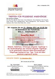 Download > Einladung zum Treffen für pflegende ... - IG-Pflege