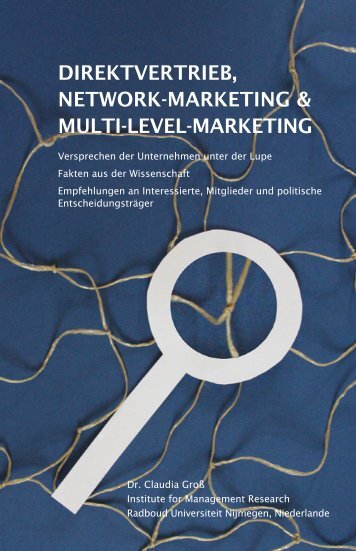 DIREKTVERTRIEB, NETWORK-MARKETING & MULTI-LEVEL ...