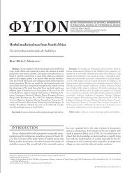 Herbal medicinal teas from South Africa - Phyton