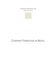Company Formation in Brazil - Pinheiro Neto Advogados