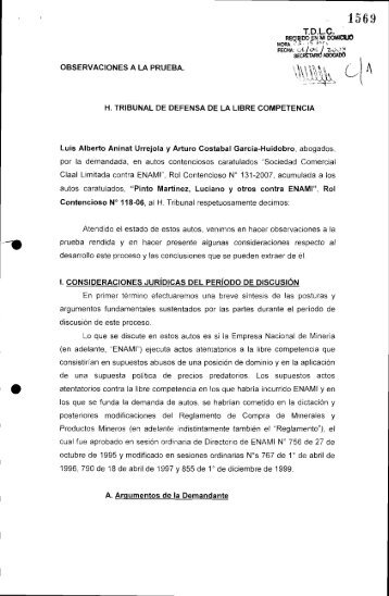 Observaciones_C_118_06 (ENAMI).pdf - Concurso Publico TDLC